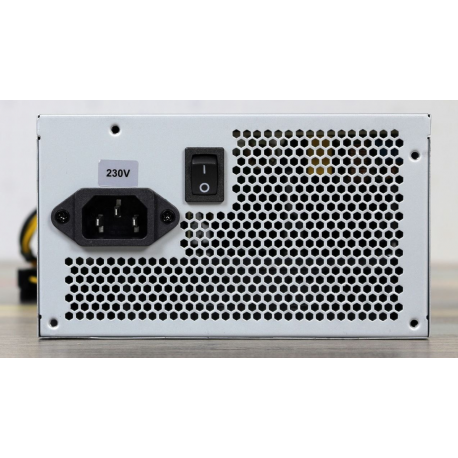 Chieftec VALUE SERIES APB-500B8 - Power supply (internal) - ATX12V 2.3 - AC 230 V - 500 Watt - active PFC - silver - 4