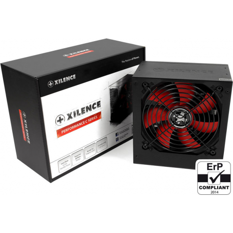 Xilence Performance C Series XP500 - Power supply (internal) - AC 200-240 V - 500 Watt - active PFC - 4