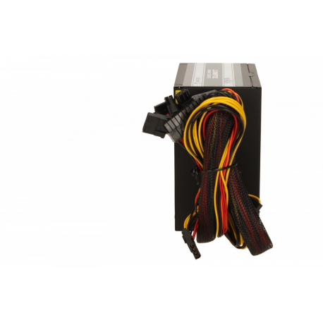 Chieftec Smart Series GPS-500A8 - Power supply (internal) - ATX12V 2.3 - 80 PLUS - AC 230 V - 500 Watt - active PFC - black - 4