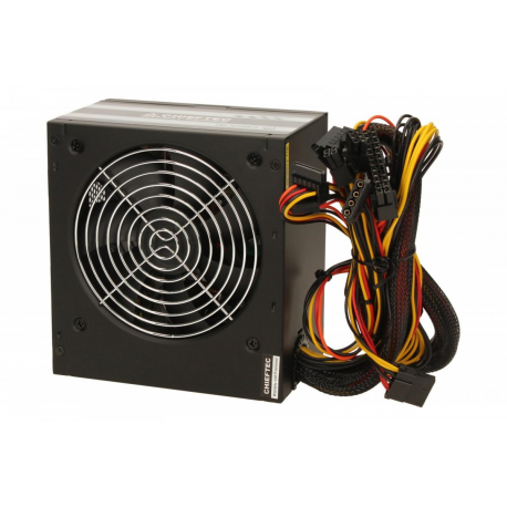 Chieftec Smart Series GPS-500A8 - Power supply (internal) - ATX12V 2.3 - 80 PLUS - AC 230 V - 500 Watt - active PFC - black - 6