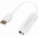 LogiLink USB 2.0 to Fast Ethernet RJ45 Adapter - Network adapter - USB 2.0 - 10/100 Ethernet
