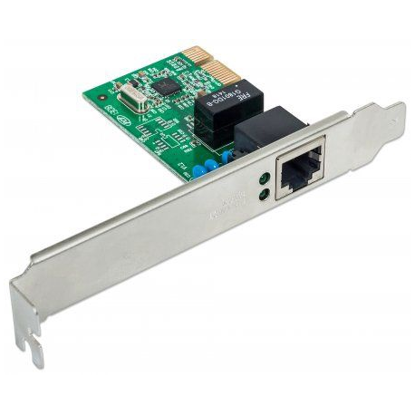 Intellinet Gigabit PCI Express Network Card, 10/100/1000 Mbps PCI Express RJ45 Ethernet Card - Network adapter - PCIe - Gigabit Ethernet - 2