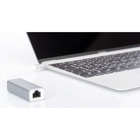 DIGITUS DN-3024 - Network adapter - USB-C - Gigabit Ethernet x 1 - aluminium - 2