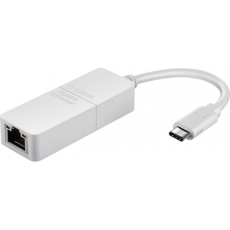 D-Link DUB-E130 - Network adapter - USB-C - Gigabit Ethernet x 1 - 0