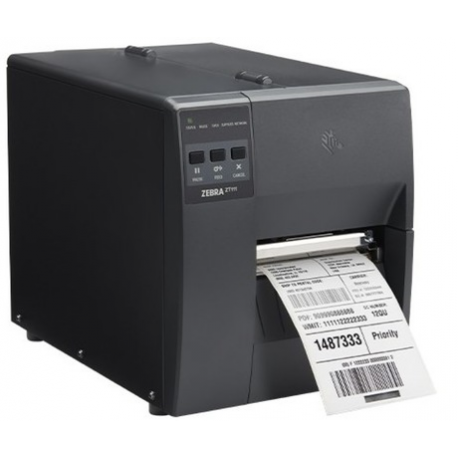 Zebra ZT111 - Label printer - thermal transfer - Roll (11.4 cm) - 203 dpi - up to 254 mm / sec - USB 2.0, LAN, serial, Bluetooth - 2