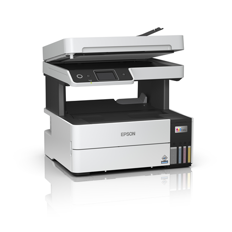Epson EcoTank L6490 - Multifunction printer - colour - ink-jet - refillable - A4 (210 x 297 mm) (original) - A4 / Legal (media) - up to 17 ppm (printing) - 250 sheets - 33.6 Kbps - USB, LAN, Wi-Fi - 3