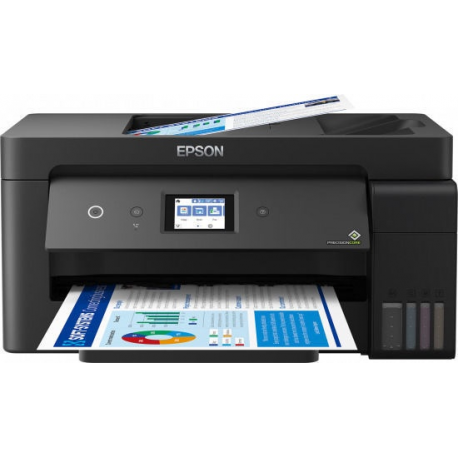Epson EcoTank L14150 - Multifunction printer - colour - ink-jet - 297 x 432 mm (original) - A3 (media) - up to 17 ppm (printing) - 250 sheets - 33.6 Kbps - USB, LAN, Wi-Fi(n) - 9