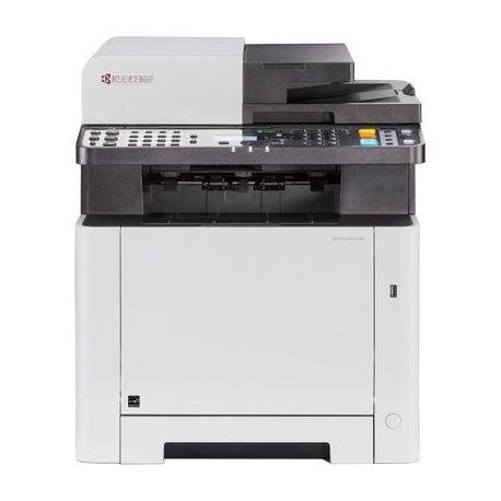 Kyocera ECOSYS M5526cdw - Multifunction printer - colour - laser - Legal (216 x 356 mm) / A4 (210 x 297 mm) (original) - A4 / Legal (media) - up to 26 ppm (copying) - up to 26 ppm (printing) - 300 sheets - 33.6 Kbps - USB 2.0, Gigabit LAN, USB host, Wi-Fi - 0