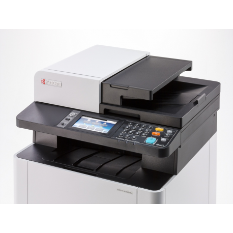 Kyocera ECOSYS M5526cdw - Multifunction printer - colour - laser - Legal (216 x 356 mm) / A4 (210 x 297 mm) (original) - A4 / Legal (media) - up to 26 ppm (copying) - up to 26 ppm (printing) - 300 sheets - 33.6 Kbps - USB 2.0, Gigabit LAN, USB host, Wi-Fi - 7