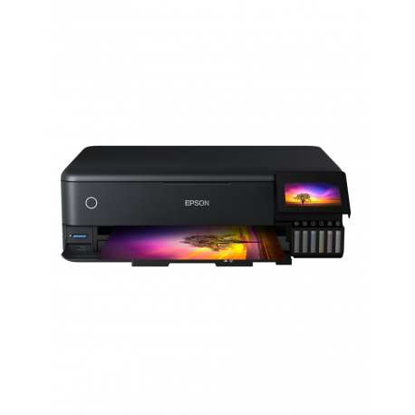 Epson EcoTank L8180 - Multifunction printer - colour - ink-jet - A3 (media) - up to 16 ppm (printing) - 100 sheets - USB, LAN, USB host, Wi-Fi(ac) - 22