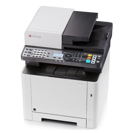 Kyocera ECOSYS M5526cdn - Multifunction printer - colour - laser - Legal (216 x 356 mm)/A4 (210 x 297 mm) (original) - A4/Legal (media) - up to 26 ppm (copying) - up to 26 ppm (printing) - 300 sheets - 33.6 Kbps - USB 2.0, Gigabit LAN, USB host - 3