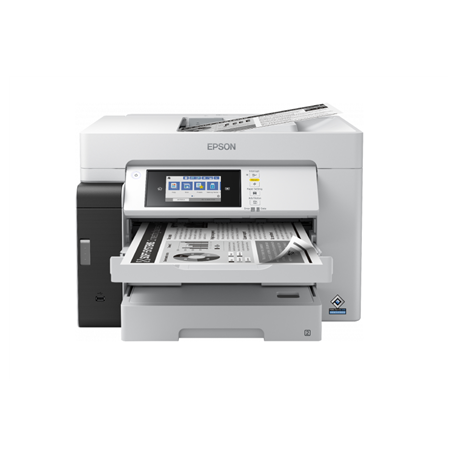 Epson EcoTank Pro M15180 - Multifunction printer - B / W - ink-jet - refillable - A3 (media) - up to 25 ppm (printing) - 550 sheets - USB 2.0, LAN, USB host, Wi-Fi(ac) - 15