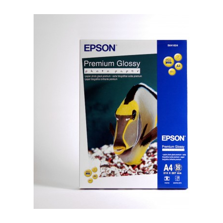 Epson Premium - Glossy - resin coated - A4 (210 x 297 mm) - 255 g / m² - 50 sheet(s) photo paper - for EcoTank ET-2650, 2750, 2751, 2756, 2850, 2851, 2856, 4750, 4850 - 3