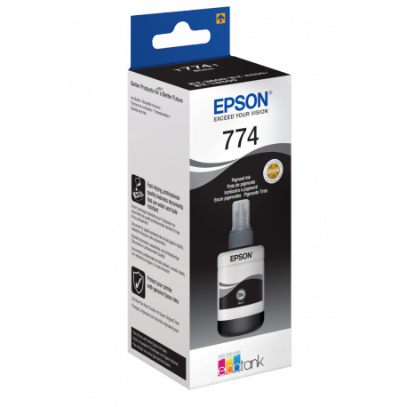 Epson T7741 - 140 ml - black - original - ink refill - for EcoTank ET-16500, ET-3600, ET-4550, ET-4550 Stickers - 1