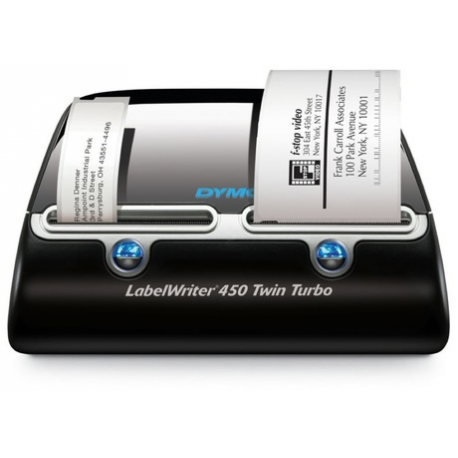 DYMO LabelWriter 450 Twin Turbo - Label printer - direct thermal - Roll (6.2 cm) - 600 x 300 dpi - up to 71 labels / min - capacity: 2 rolls - USB - 1