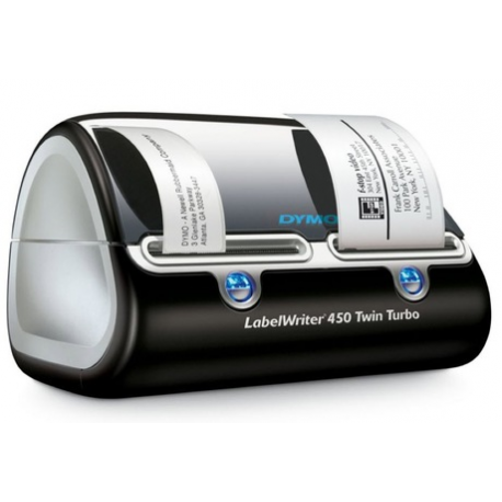 DYMO LabelWriter 450 Twin Turbo - Label printer - direct thermal - Roll (6.2 cm) - 600 x 300 dpi - up to 71 labels / min - capacity: 2 rolls - USB - 2