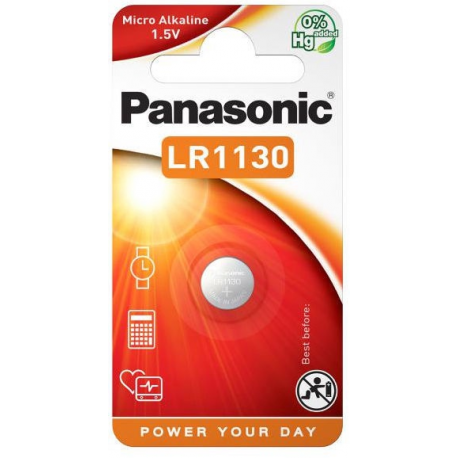 Panasonic LR1130L / 1BP - Battery LR1130 - Alkaline - 65 mAh - 1