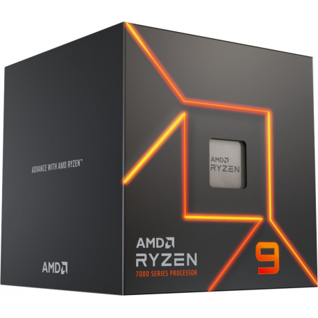 AMD Ryzen 9 7900 - 3.7 GHz - 12-core - 24 threads - 64 MB cache - Socket AM5 - Box - 0