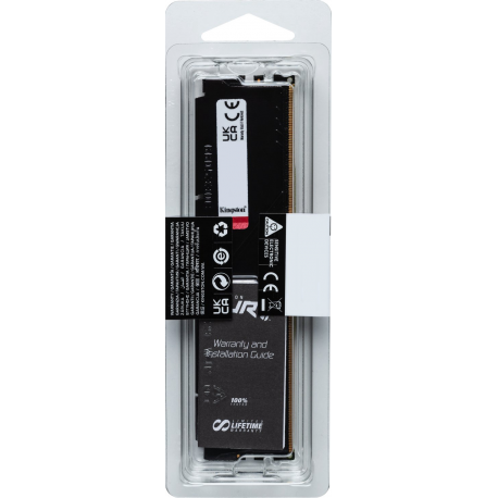 Kingston FURY Beast - DDR5 - module - 32 GB - DIMM 288-pin - 5600 MHz / PC5-44800 - CL36 - 1.25 V - unbuffered - on-die ECC - black - 5