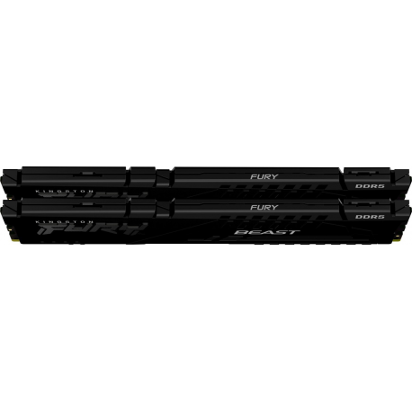 Kingston FURY Beast - DDR5 - kit - 64 GB: 2 x 32 GB - DIMM 288-pin - 5600 MHz  /  PC5-44800 - CL36 - 1.25 V - unbuffered - on-die ECC - 2