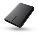 Toshiba Canvio Basics - Hard drive - 1 TB - external (portable) - 2.5" - USB 3.2 Gen 1 / USB 2.0 - matte black