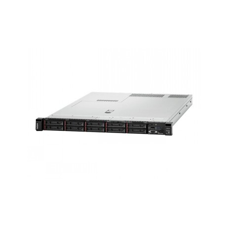 Lenovo ThinkSystem SR630 7X02 - Server - rack-mountable - 1U - 2-way - 1 x Xeon Silver 4208  /  2.1 GHz - RAM 32 GB - SAS - hot-swap 2.5" bay(s) - no HDD - G200e - no OS - monitor: none - 0