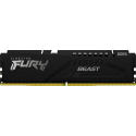 Kingston FURY Beast - DDR5 - module - 8 GB - DIMM 288-pin - 6000 MHz / PC5-48000 - CL36 - 1.35 V - unbuffered - on-die ECC - black