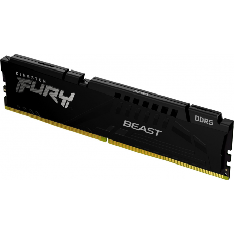 Kingston FURY Beast - DDR5 - module - 8 GB - DIMM 288-pin - 6000 MHz  /  PC5-48000 - CL36 - 1.35 V - unbuffered - on-die ECC - black - 2
