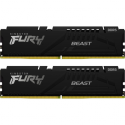 Kingston FURY Beast - DDR5 - kit - 16 GB: 2 x 8 GB - DIMM 288-pin - 6000 MHz / PC5-48000 - CL36 - 1.35 V - unbuffered - on-die ECC - black