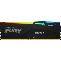 Kingston FURY Beast RGB - DDR5 - module - 32 GB - DIMM 288-pin - 6000 MHz  /  PC5-48000 - CL36 - 1.35 V - unbuffered - on-die ECC - black