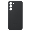 Samsung EF-VS916 - Back cover for mobile phone - genuine leather - black - for Galaxy S23+