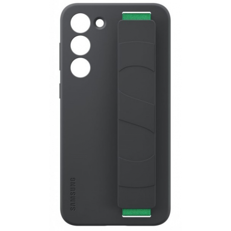 Samsung EF-GS916 - Back cover for mobile phone - silicone - black - for Galaxy S23+ - 0