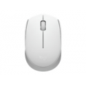 Logitech M171 - Mouse - right and left-handed - optical - 3 buttons - wireless - 2.4 GHz - USB wireless receiver - off-white