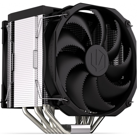 Endorfy Fortis 5 Dual Fan - Processor cooler - (for: LGA775, AM2+, LGA1366, AM3+, FM1, FM2+, LGA2011-3, LGA2011 (Square ILM), AM4, LGA2066, LGA1200, LGA1700, AM5, LGA115x Socket) - 120 mm / 140 mm - black - 2
