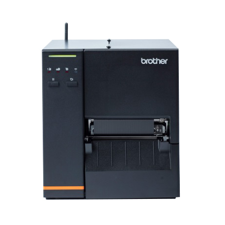 Brother TJ-4005DN - Label printer - direct thermal - Roll (12 cm) - 203 dpi - up to 152 mm/sec - USB 2.0, LAN, serial, USB 2.0 host - 0