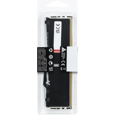 Kingston FURY Beast RGB - DDR5 - module - 8 GB - DIMM 288-pin - 5600 MHz  /  PC5-44800 - CL36 - 1.25 V - unbuffered - on-die ECC - black - 6
