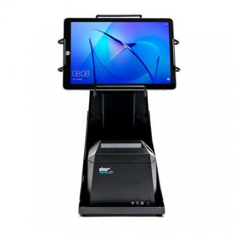 Star mUNITE EZ100 - Stand - for printer  /  tablet - steel - black - 0