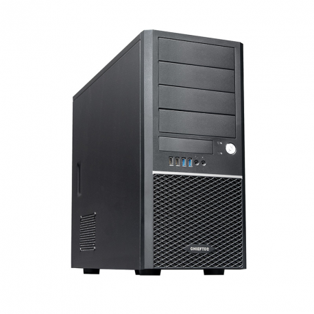 Chieftec Classic Series CM-25B-OP - Tower - ATX - no power supply (ATX) - black - USB/Audio - 1