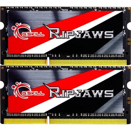 G.Skill Ripjaws F3-1600C9D-16GRSL - DDR3L - kit - 16 GB: 2 x 8 GB - SO-DIMM 204-pin - 1600 MHz / PC3-12800 - CL9 - 1.35 V - unbuffered - non-ECC - 0
