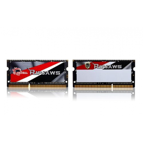 G.Skill Ripjaws F3-1600C9D-16GRSL - DDR3L - kit - 16 GB: 2 x 8 GB - SO-DIMM 204-pin - 1600 MHz / PC3-12800 - CL9 - 1.35 V - unbuffered - non-ECC - 1
