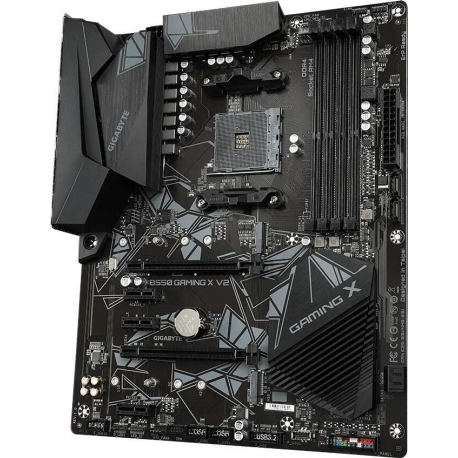 Gigabyte B550 GAMING X V2 - 1.0 - motherboard - ATX - Socket AM4 - AMD B550 Chipset - USB 3.2 Gen 1, USB 3.2 Gen 2, USB-C Gen1 - Gigabit LAN - onboard graphics (CPU required) - HD Audio (8-channel) - 3