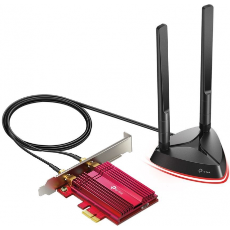 TP-LINK AX3000 Wi-Fi 6 Bluetooth 5.0 PCIe Adapter TX3000E 2.4GHz/5GHz, Antenna type 2xHigh-Gain External Antennas, 574+2402 Mbit - 1