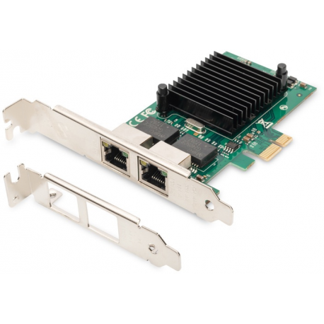 DIGITUS DN-1013-2 - network adapter - PCIe - Gigabit Ethernet - 0