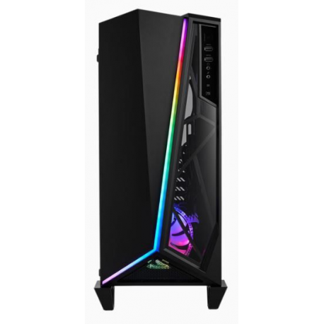 CORSAIR Carbide Series SPEC-OMEGA - Tower - ATX - windowed side panel (tempered glass) - no power supply (ATX) - black - USB/Audio - 0