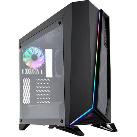 CORSAIR Carbide Series SPEC-OMEGA - Tower - ATX - windowed side panel (tempered glass) - no power supply (ATX) - black - USB/Audio - 1