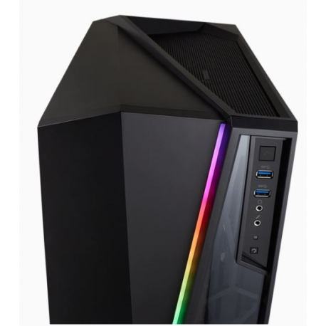 CORSAIR Carbide Series SPEC-OMEGA - Tower - ATX - windowed side panel (tempered glass) - no power supply (ATX) - black - USB/Audio - 3