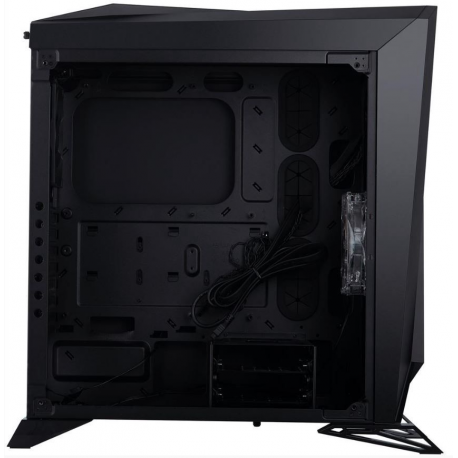 CORSAIR Carbide Series SPEC-OMEGA - Tower - ATX - windowed side panel (tempered glass) - no power supply (ATX) - black - USB/Audio - 8