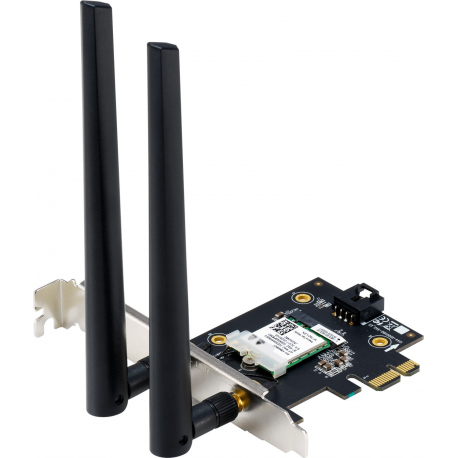 ASUS PCE-AXE5400 - Network adapter - PCIe low profile - Bluetooth 5.2, 802.11ax (Wi-Fi 6E) - 1