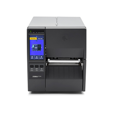 Zebra ZT231 - Label printer - thermal transfer - Roll (11.4 cm) - 300 dpi - up to 203 mm / sec - USB, LAN, serial, Bluetooth - 1