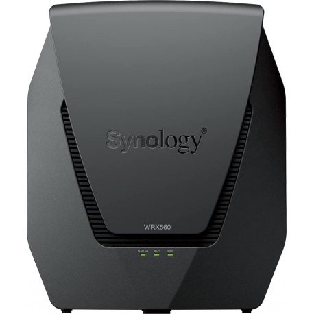 Synology WRX560 - Wireless router - mesh - 4-port switch - GigE, 2.5 GigE - WAN ports: 2 - 802.11a/b/g/n/ac/ax - 0
